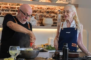 Baglietto canta, “ilumina” y ahora cocina: “¿Qué querés que preparemos juntos"