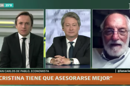 Juan Carlos de Pablo: "Cristina tiene que asesorarse mejor"