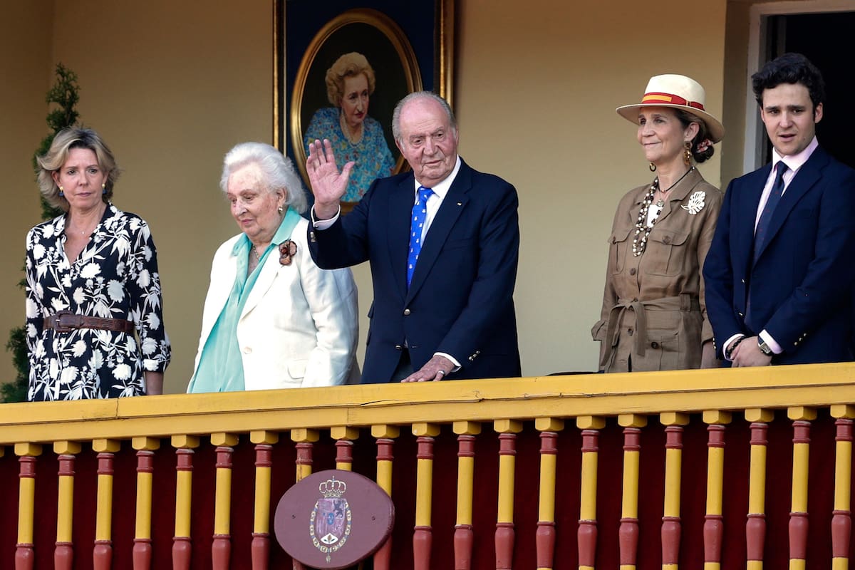 Juan Carlos, en la Plaza de Toros de Aranjuez