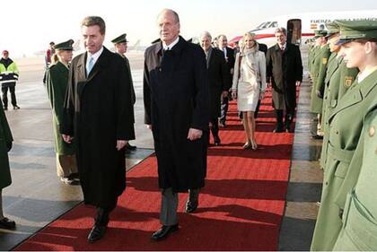 Juan Carlos I y Corinna zu Sayn-Wittgenstein viajaron juntos a Alemania en 2006.