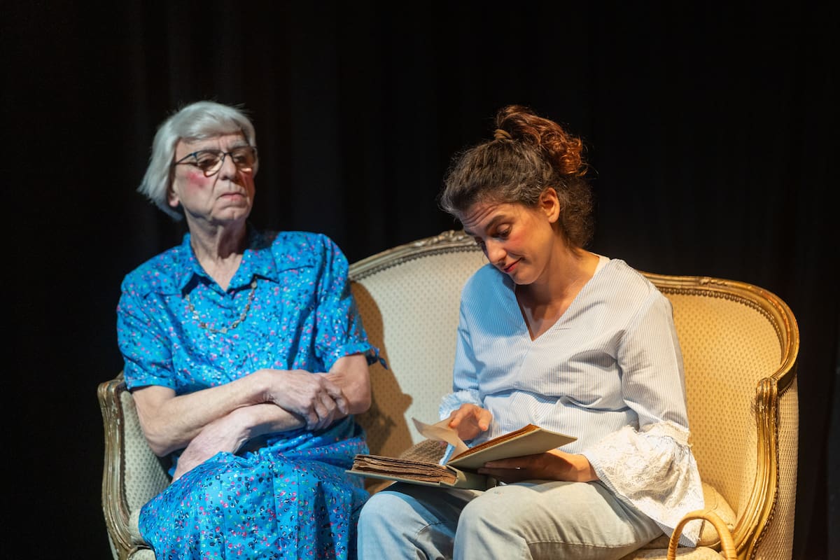 Juan Carlos Maugeri y su hija Cecilia, en escena
