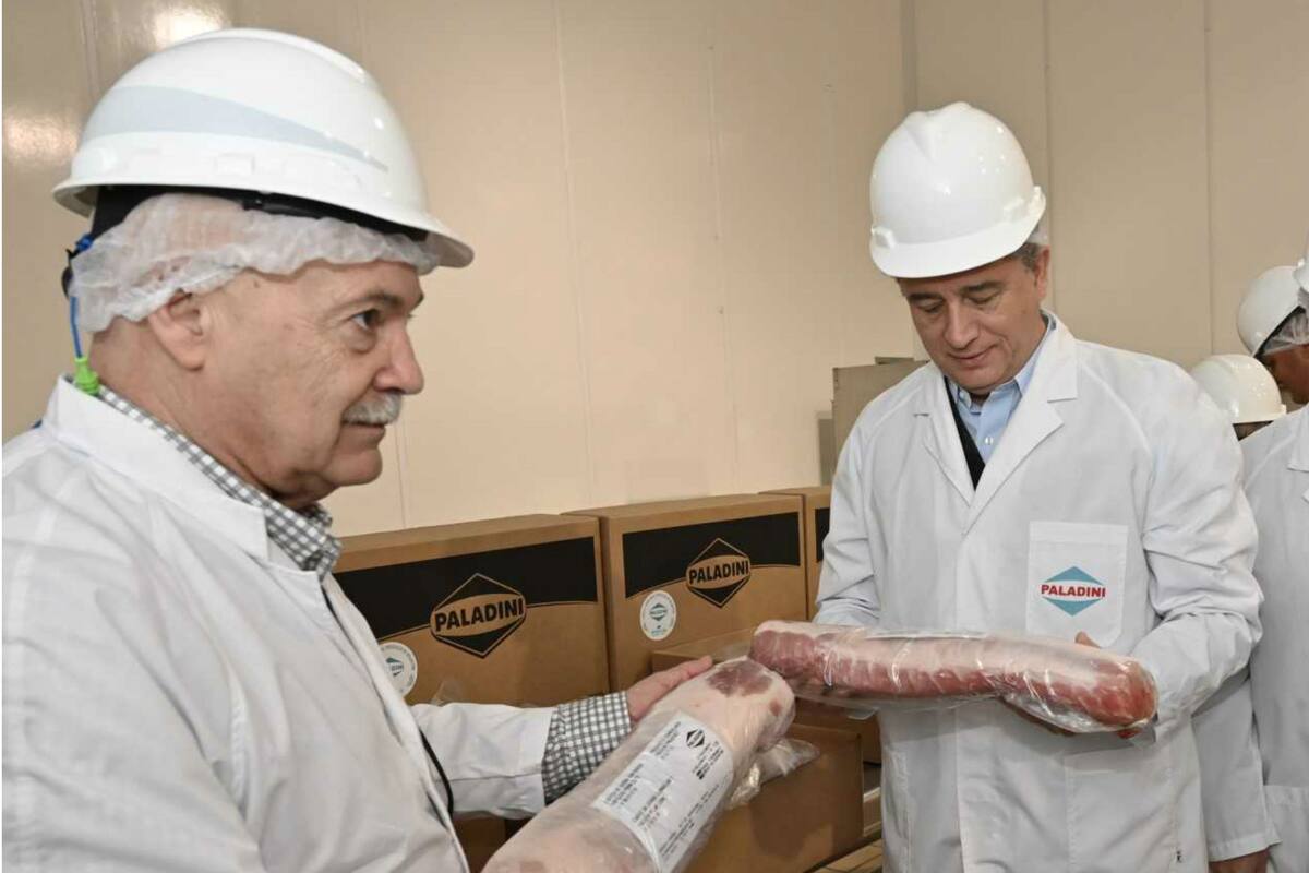 Juan Carlos Paladini Concina y el secretario Etchevehere