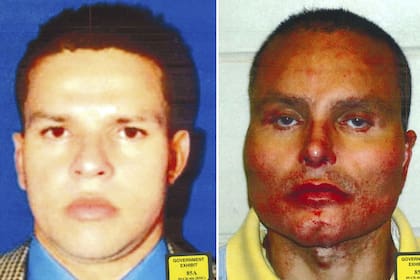 Juan Carlos Ramírez Abadía, uno de los mayores productores de cocaína colombiana del mundo, antes y después de las de sus cirugías plásticas