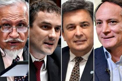 Juan Carlos Romero, Francisco Monti, Víctor Zimermmann y Espínola