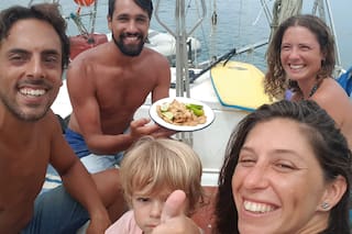 Vivir a bordo. "Empezamos a hospedar a otros a partir de un pedido en Instagram"