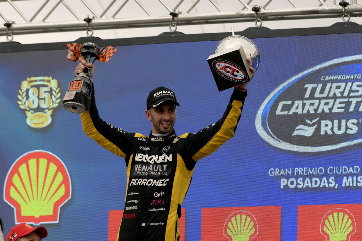 Juan Cruz Benvenuti se quedó con el triunfo en Posadas y se metió en el podio de la clasificación general