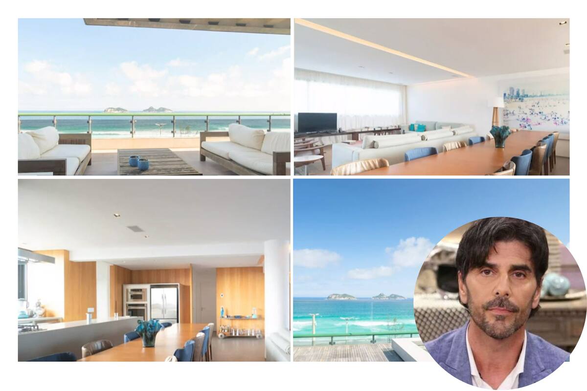 Juan Darthés está viviendo en Río de Janeiro junto a su familia en un elegante departamento