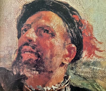 Juan de Garay, fundador de Santa Fe (1573) y de Buenos Aires (1580), en la versión rejuvenecida de 1923.