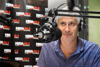 Juan Di Natale, al frente de su ciclo en La Mega