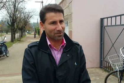 Juan Domingo Bravo jefe comunal de Landeta en Santa Fe