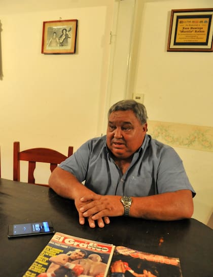 Juan Domingo Martillo Roldán, en su hogar en Córdoba