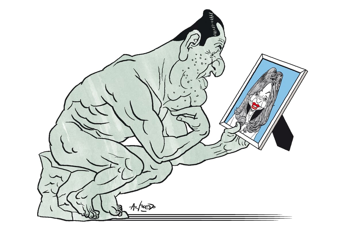 Juan Domingo Perón y Cristina Kirchner