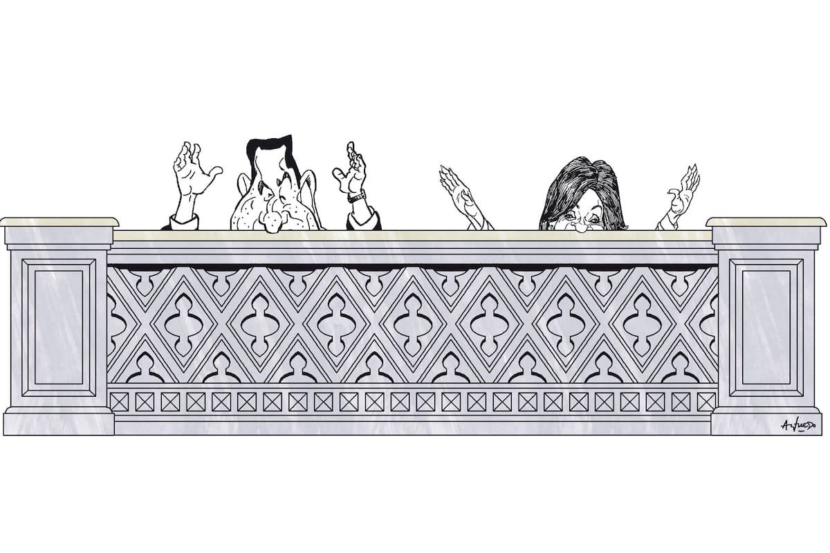 Juan Domingo Perón y Cristina Kirchner