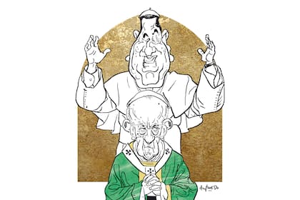 Juan Domingo Perón y el Papa Francisco
