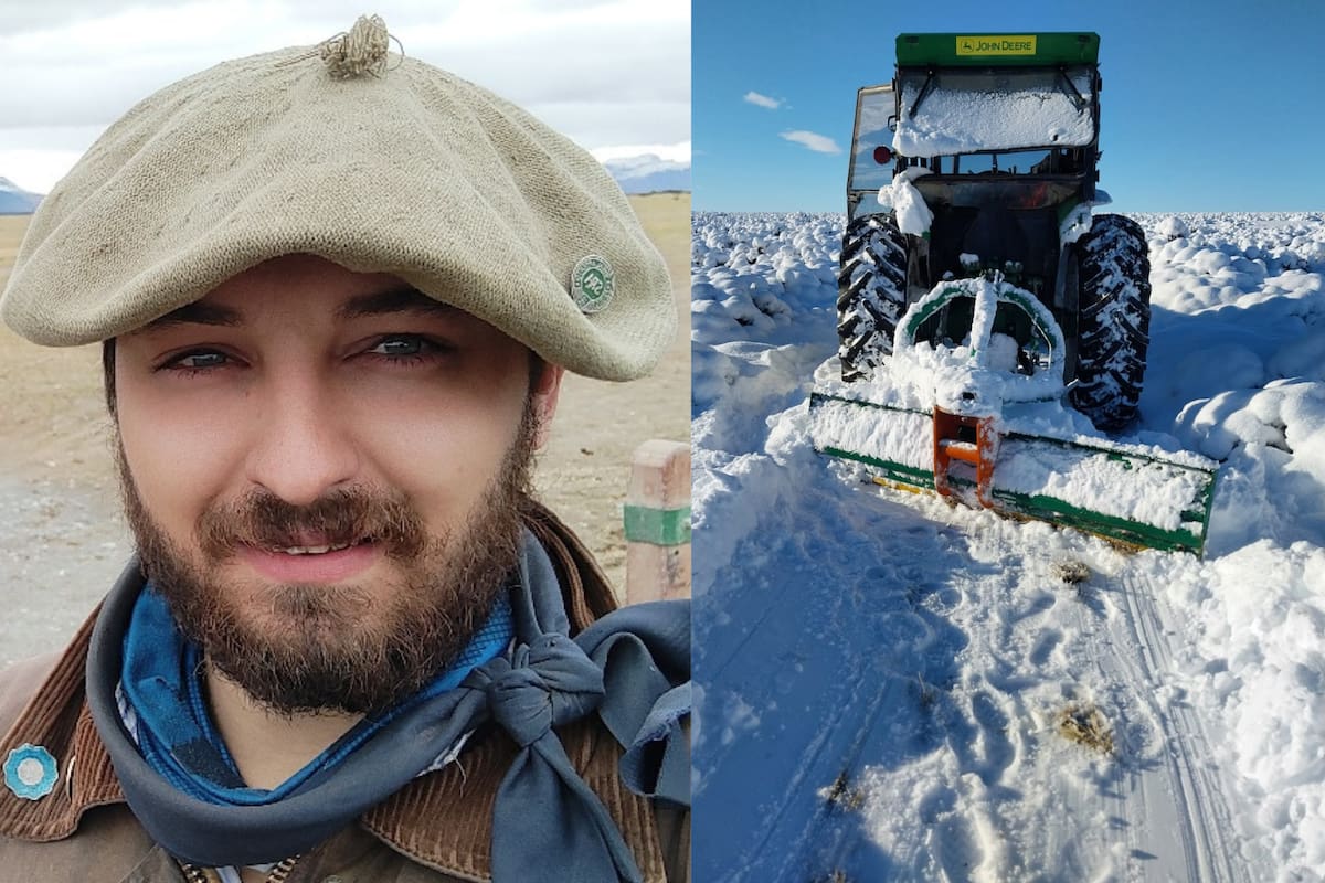 Juan Enrique Ibañez, el joven productor de Santa Cruz, contó la situación de la gente de la región