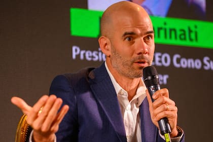Juan Farinati, presidente y CEO Cono Sur de Bayer, durante su intervención en el panel "Innovación agrícola como pilar de crecimiento"
