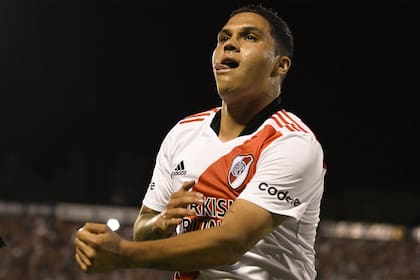 Juan Fernando Quintero, uno de los "héroes de Madrid" que volvería a ser titular en River para jugar el superclásico con Boca