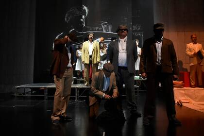Escena de la obra de teatro que se estrena a partir de la obra de Juan Filloy