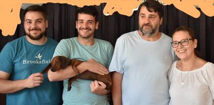 Juan Francisco, Ignacio, Claudio y María Laura Perusini