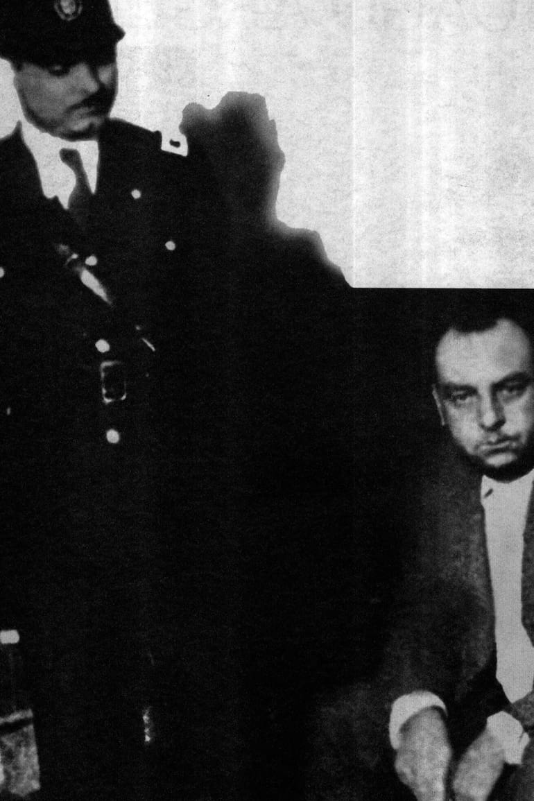 Juan Galiffi, alias Chicho Grande, detenido tras el asesinato de su enemigo Francisco Marrone, conocido como Chicho Chico, en 1933