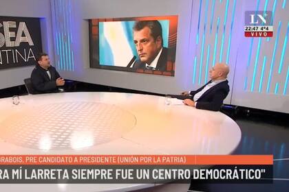 Juan Grabois afirma en tono irónico que nunca se referiría a Sergio Massa como un "panqueque"