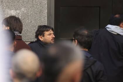 Juan Grabois en la sede del PJ en Matheu