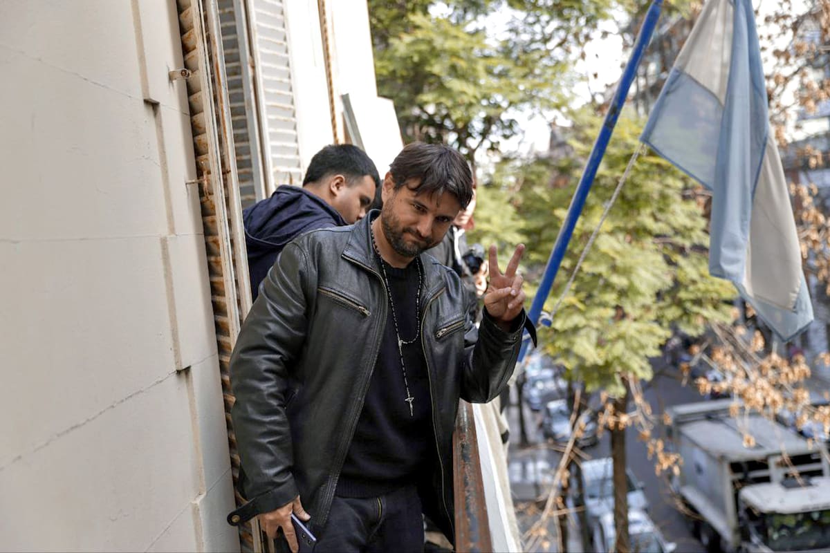 Juan Grabois fue liberado tras participar de la toma del Instituto Perón junto a un grupo de militantes.