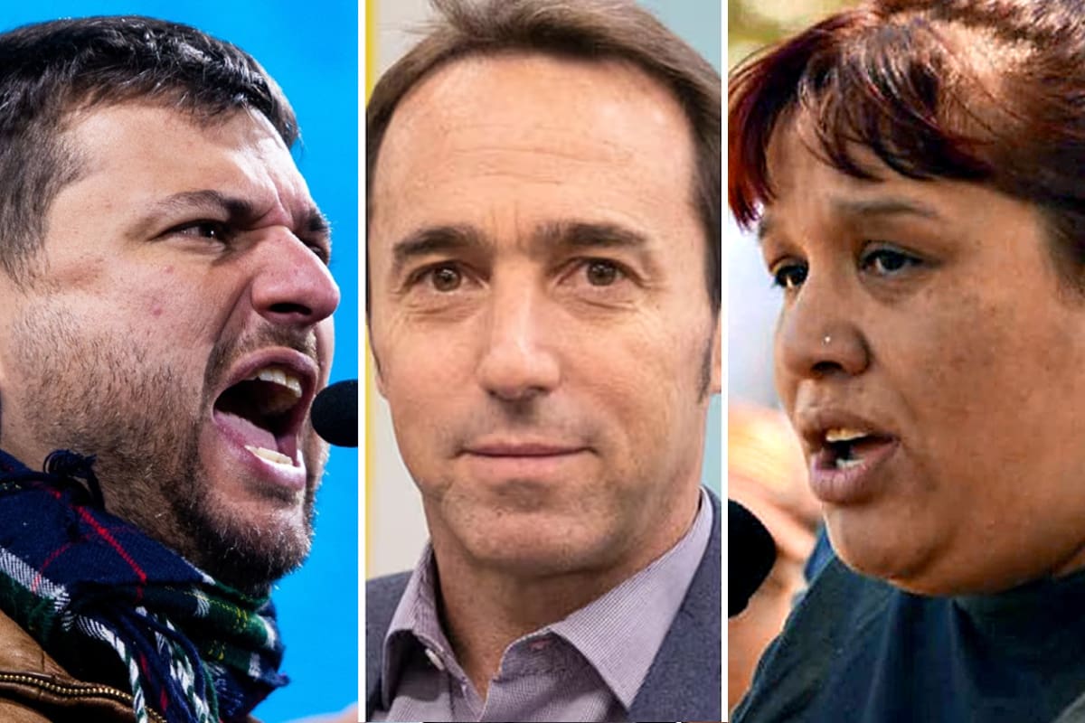 Juan Grabois, Marcos Galperin y Natalia Zaracho