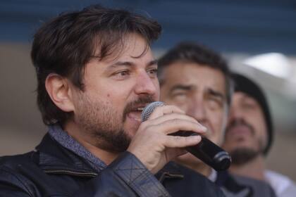 Juan Grabois, uno de los protagonistas de la jornada de protesta piquetera