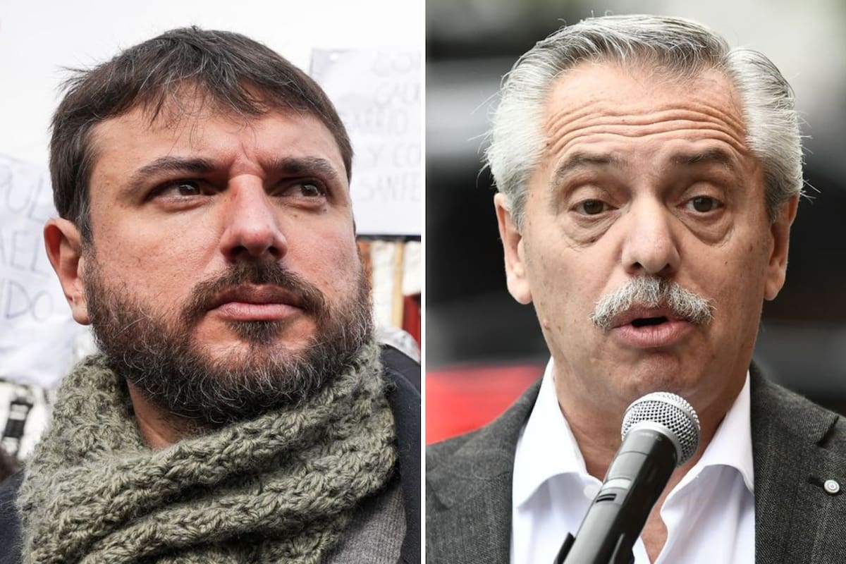 Juan Grabois y Alberto Fernández