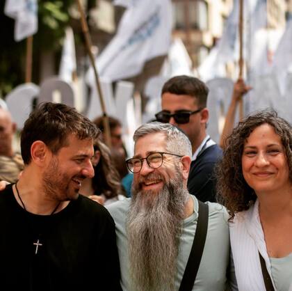 Juan Grabois y Damián Karo