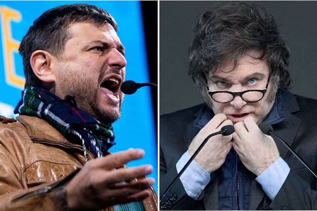 Juan Grabois y Javier Milei