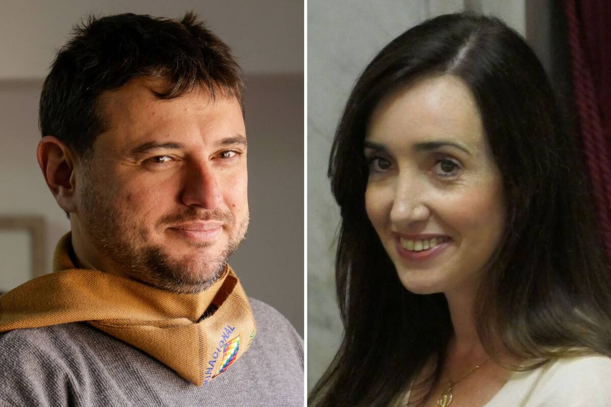 Juan Grabois y Victoria Villarruel