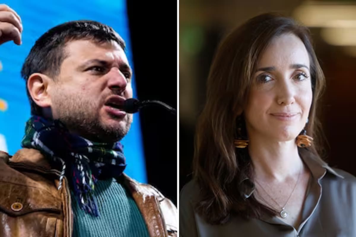 Juan Grabois y Victoria Villarruel.