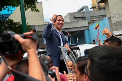 Juan Guaidó en Caracas