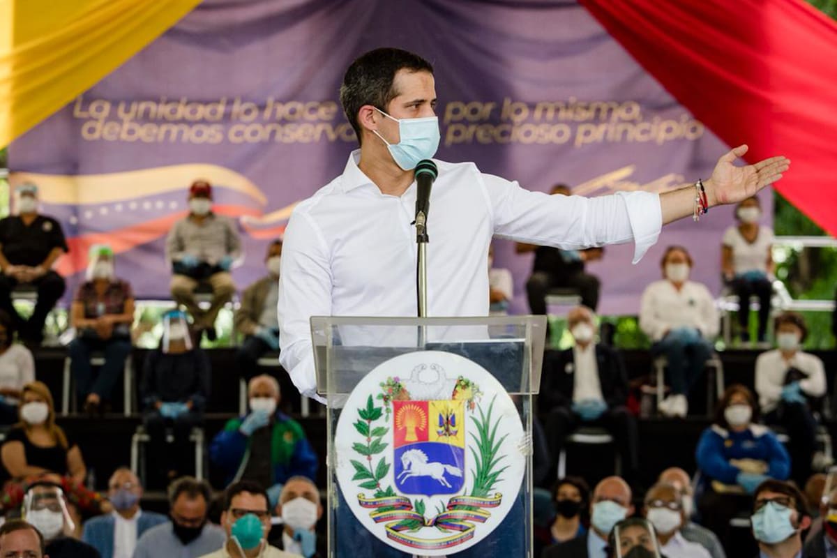 Juan Guaidó, presidente de la Asamblea Nacional de Venezuela y parcialmente reconocido como presidente encargado del país