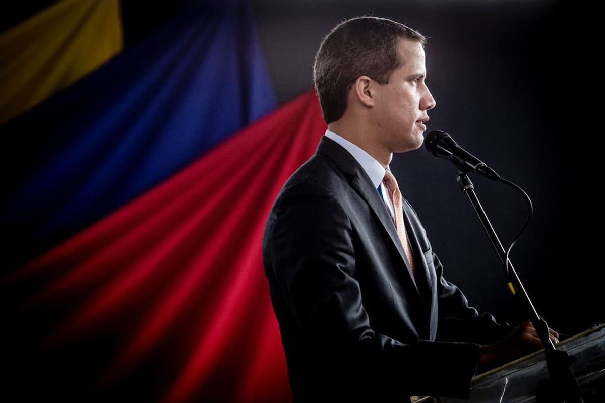 Juan Guaidó, presidente de la Asamblea Nacional de Venezuela y parcialmente reconocido como presidente encargado del país