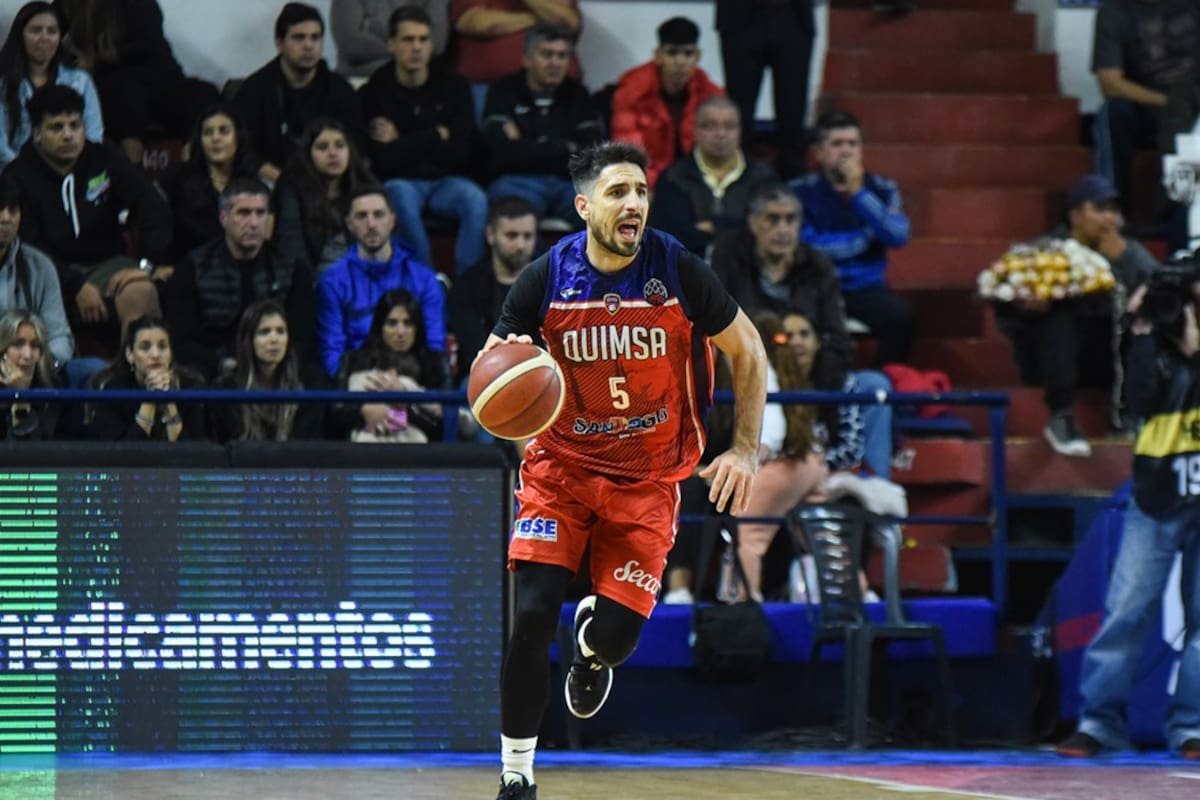 Juan Ignacio Brussino es una de las figuras de un Quimsa que busca su segundo título de América