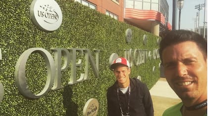 Juan Ignacio Chela y Diego Schwartzman en un US Open; un vínculo exitoso, que se terminó en 2023