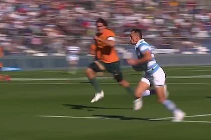 Juan Imhoff, rumbo al try de los Pumas