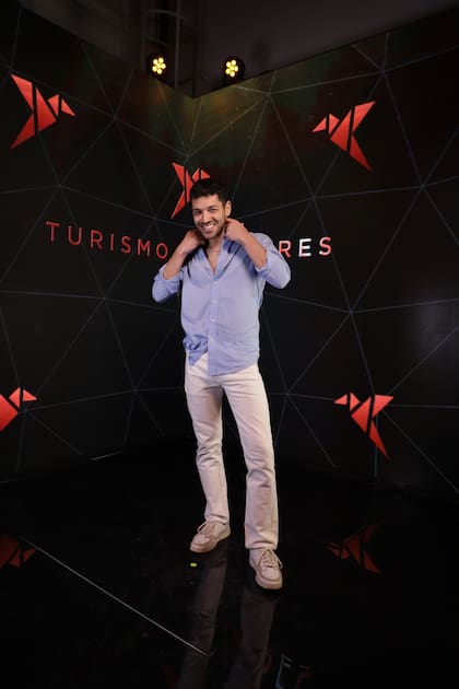 Juan Ingaramo, uno de los primeros en llegar a la fiesta.