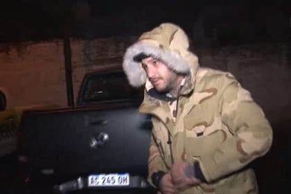 Juan Jesús Piero Pinna, cuando llegó a San Miguel de Tucumán para entregarse