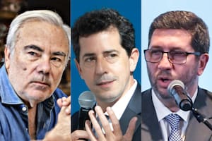Juan José Álvarez, Eduardo de Pedro y Juan Manuel Olmos