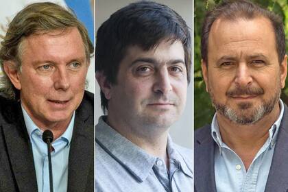 Juan José Bahillo, Gabriel Delgado y Jorge Solmi