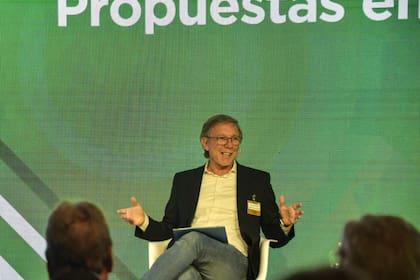 Juan José Bahillo, secretario de Agricultura, durante el evento