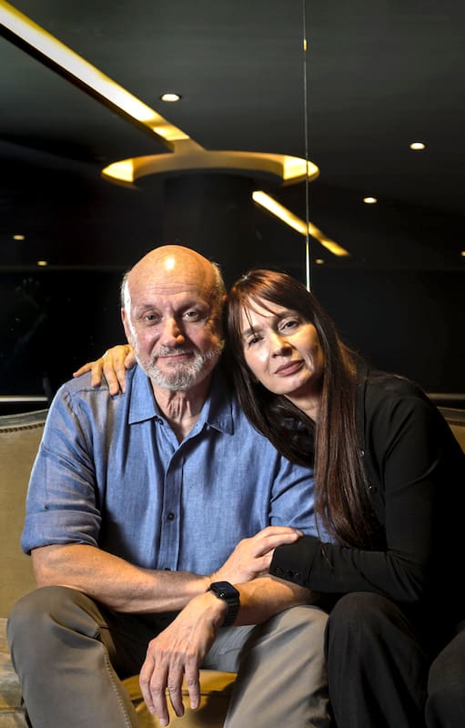 Juan José Campanella y su mujer, Cecilia Monti, posan juntos por primera vez en esta entrevista exclusiva para LA NACIÓN