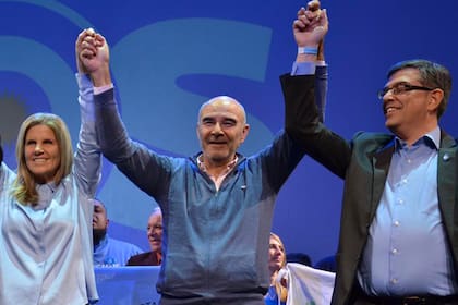 Juan José Gómez Centurión durante el acto de cierre de campaña
