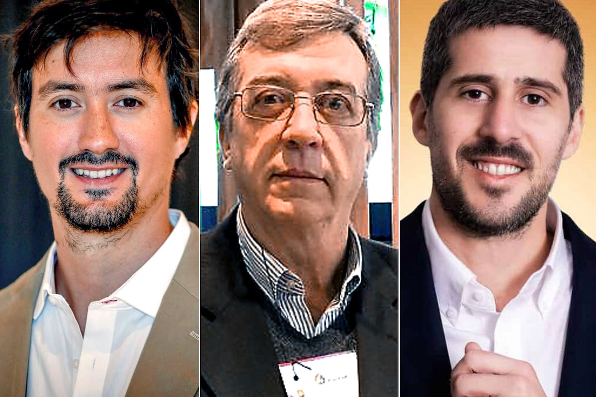 Juan Lariguet (Corteva), Sergio Fernández (John Deere) e Ignacio Bartolomé (GDM)