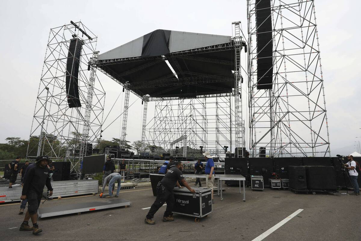 Juan Luis Guerra, Juanes, Alejandro Sanz y otras estrellas estarán en un recital del lado colombiano, mientras el chavismo organiza un evento paralelo del otro lado de la frontera
