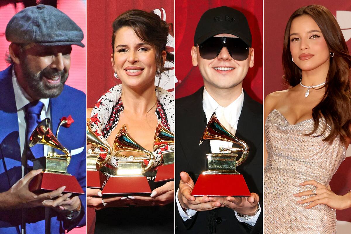 Juan Luis Guerra, Nathy Peluso, Bizarrap y Emilia Mernes, figuras de la gran noche de los premios Latin Grammy